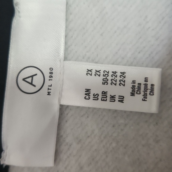 Pennington's Additionelle Women's  Plus Size Athletics Zip Up Hoodie - Size 2x - Picture 6 of 11